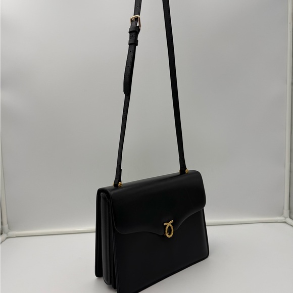 LAUNER LONDON • Black ROYALE 23 Bag • Royal Warrant H.M. QUEEN • Made in ENGLAND - Picture 3 of 16